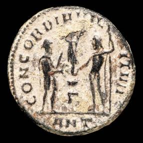 Ancient Coins - Diocletian - CONCORDIA MILITVM, Antiochia - 20 mm / 3.32 gr.