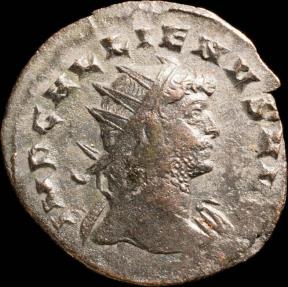 Ancient Coins - Gallienus Antoninianus - INDVLG AVG - 22 mm / 2.11 gr.