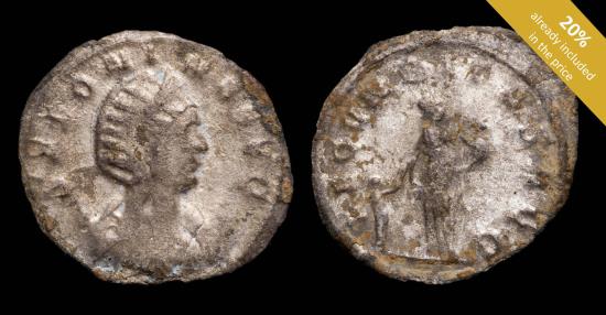 Ancient Coins - Salonina Antoninianus - FECVNDITAS AVG - 23 mm / 1.98 gr.