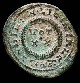 Ancient Coins - Licinius I - DOMINI N LICINI AVG VOT XX, Siscia - 20 mm / 2.95 gr.