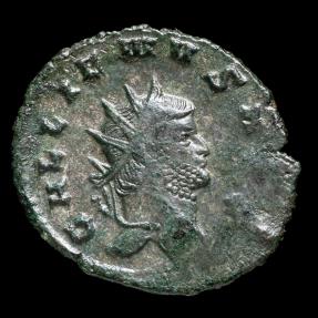 Ancient Coins - Gallienus Ae Antoninianus - FORTVNA REDVX - 23 mm / 2.98 gr.