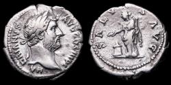 Ancient Coins - Hadrian Denarius - SALVS AVG - 17 mm / 3,20 gr.