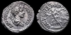 Ancient Coins - Caracalla Denarius - VICTORIA PARTH MAX - 19 mm / 3,17 gr