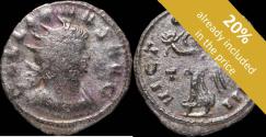 Ancient Coins - Gallienus Antoninianus - VICTORIA AVG III - 20 mm / 2.97 gr.