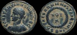 Ancient Coins - Constantine II - CAESARVM NOSTRORVM VOT X, Thessalonic - 18 mm / 2.94 gr.