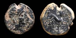 Ancient Coins - Ancient Hispania - Castulo, Cazlona (Jaen), Ae As - 25 mm / 12.83 gr.