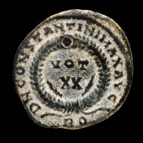 Ancient Coins - Constantine I - DN CONSTANTINI MAX AVG VOT XX, Rome - 19 mm / 2.32 gr.