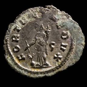 Ancient Coins - Gallienus Ae Antoninianus - FORTVNA REDVX - 23 mm / 2.70 gr.