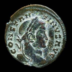 Ancient Coins - Constantine I - CONSTANTINI AVG VO TIS XX, Lyon - 19 mm / 2.33 gr.