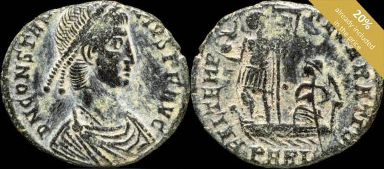 Ancient Coins - Constantius II - FEL TEMP REPARATIO, Arles - 18 mm / 2.35 gr.