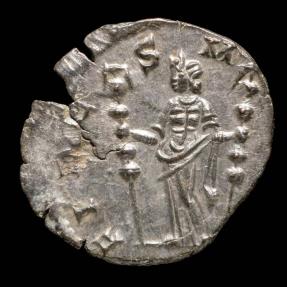 Ancient Coins - Claudius II Antoninianus - FIDES MILIT - 19 mm / 1.78 gr.