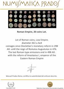 Ancient Coins - Roman Empire, 20 coins Lot.