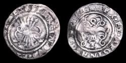 Ancient Coins - 1/2 Silver Real Catholic Kings, Toledo Mint (Assayed TM) - 21 mm / 1,47 gr.