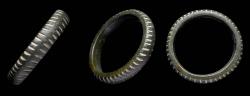 Ancient Coins - Ancient Bronze Precoin,  Decorated Ring Shape - 31 mm / 12,67 gr.
