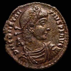 Ancient Coins - Constantius II Follis - FEL TEMP REPARATIO, Thessalonica - 23 mm / 4.15 gr.
