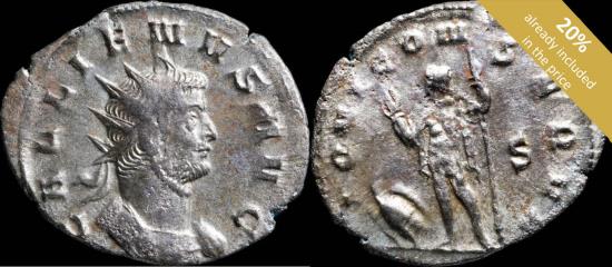 Ancient Coins - Gallienus Ae Antoninianus -IOVI CONSERVA - 24 mm / 2.37 gr.