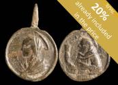World Coins - Medal XVI-XVIII centuries, Mater Salvatori - 22x14 mm.