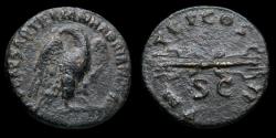 Ancient Coins - Hadrian Quadrans - P M TR P COS III / SC - 18 mm / 2,87 gr.