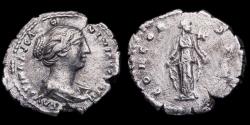Ancient Coins - Faustina II Denarius - CONCORDIA - 19 mm / 3,24 gr.