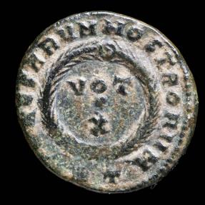 Ancient Coins - Crispus - CAESARVM NOSTRORVM VOT X, Rome - 19 mm / 2.61 gr.