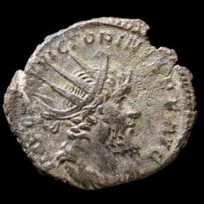 Ancient Coins - Victorinus Antoninianus - FIDES MILITVM - 21 mm / 2.64 gr.