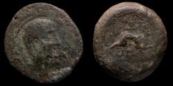 Ancient Coins - Ancient Hispania - Castulo, Cazlona (Jaen), Ae As - 36 mm / 32,67 gr.
