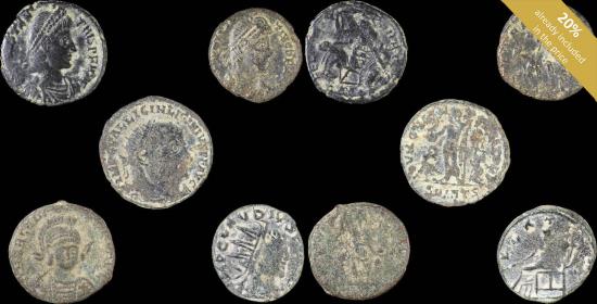 Roman Empire, 5 coins Lot. | Ancient Coins