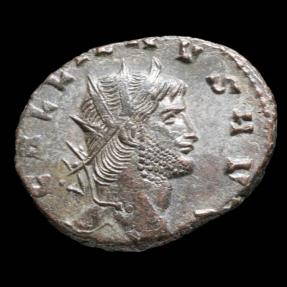 Ancient Coins - Gallienus Ae Antoninianus - FORTVNA REDVX - 20 mm / 2.56 gr.