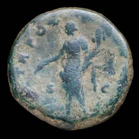 Ancient Coins - Antoninus pius As - TR POT - XIX - C-OS IIII/ S|C - 27 mm / 12,85 gr.