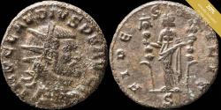 Ancient Coins - Claudius II Antoninianus - FIDES MILIT - 19 mm / 4.58 gr.