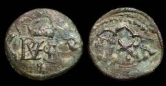 Ancient Coins - 1652 Felipe IV Resello, Madrid Mint - 21 mm / 2.39 gr.