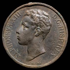 Ancient Coins - 1902, Commemorative Medal oath the Constitution Alfonso XIII - 30 mm / 10.76 gr.