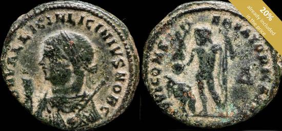 Ancient Coins - Licinius II - IOVI CONSERVATORI CAESS - 19 mm / 4.17 gr.