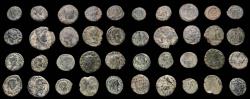 Ancient Coins - Roman Empire Lot of 20 coins minted between the 3rd and 4th centuries AD.