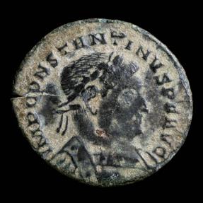 Ancient Coins - Constantine I - SOLI INVICTO COMITI, Trier - 20 mm / 3.06 gr.