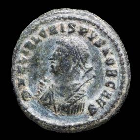 Ancient Coins - Crispus - PROVIDENTIAE CAESS, Heraclea - 19 mm / 3.26 gr.