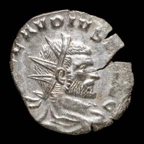 Ancient Coins - Claudius II Antoninianus - FIDES MILIT - 19 mm / 1.78 gr.