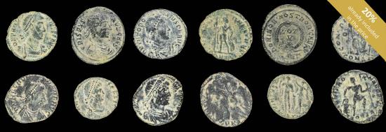 Ancient Coins - Roman Empire, 6 coins Lot.