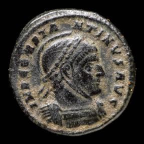 Ancient Coins - Constantine I - VICTORIAE LAETAE PRINC PERP, Arles - 19 mm / 2.93 gr.