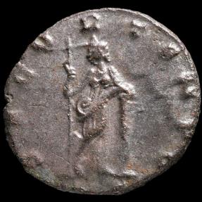 Ancient Coins - Gallienus Antoninianus - SECVRIT AVG - 18 mm / 3.90 gr.