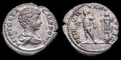 Ancient Coins - Geta Denarius - PRINC IVVENTVTIS - 19 mm / 3,18 gr.