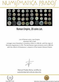Ancient Coins - Roman Empire, 20 coins Lot.