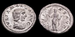 Ancient Coins - Julia Maesa Denarius - PIETAS AVG - 20 mm / 1,53 gr.