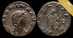 Ancient Coins - Salonina Ae Antoninianus - PVDICITIA - 19 mm / 2.56 gr.