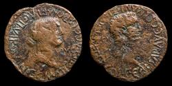 Ancient Coins - Ancient Hispania - Caligula and Cesonia As, Carthago Nova (Cartagena) - 28 mm / 11,16 gr.