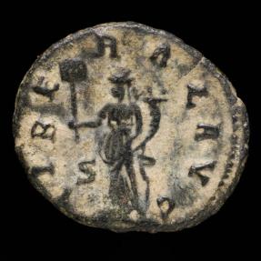 Ancient Coins - Gallienus Antoninianus - LIBERAL AVG - 20 mm / 3.11 gr.