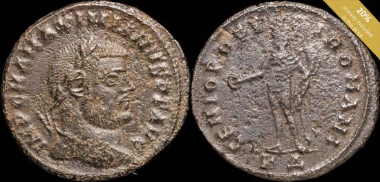 Ancient Coins - Maximianus Herculeus - GENIO POPVLI ROMANI, Cizycus - 27 mm / 9,91 gr.