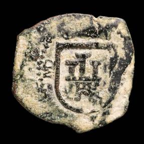 Ancient Coins - 1619, 8 Maravedis Philips IV, Madrid Mint - 23 mm / 4.35 gr.