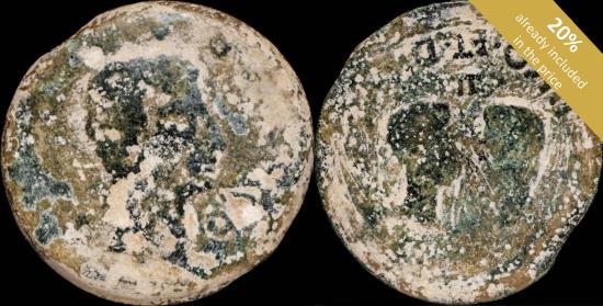 Ancient Coins - Ancient - Acci, Guadix (Granada) - Resello - Ae Dupondius, 33 mm / 20,35 gr