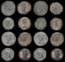 Ancient Coins - Roman Empire Lot of 8 coins minted between the 3rd and 4th centuries AD.